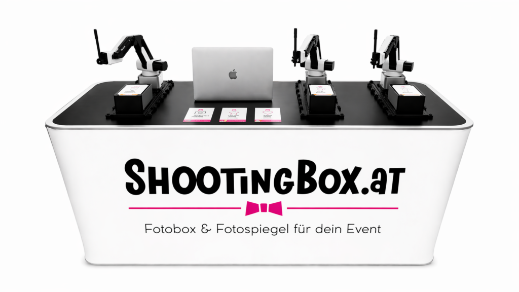 ArtSketcher KI-Zeichenroboter von ShootingBOX für Events und Firmenveranstaltungen